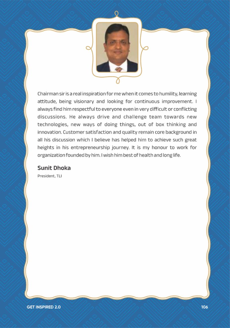 A Legacy still Unfolding - Mofatraj P Munot — page 108