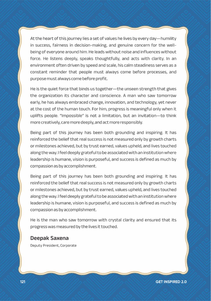 A Legacy still Unfolding - Mofatraj P Munot — page 123