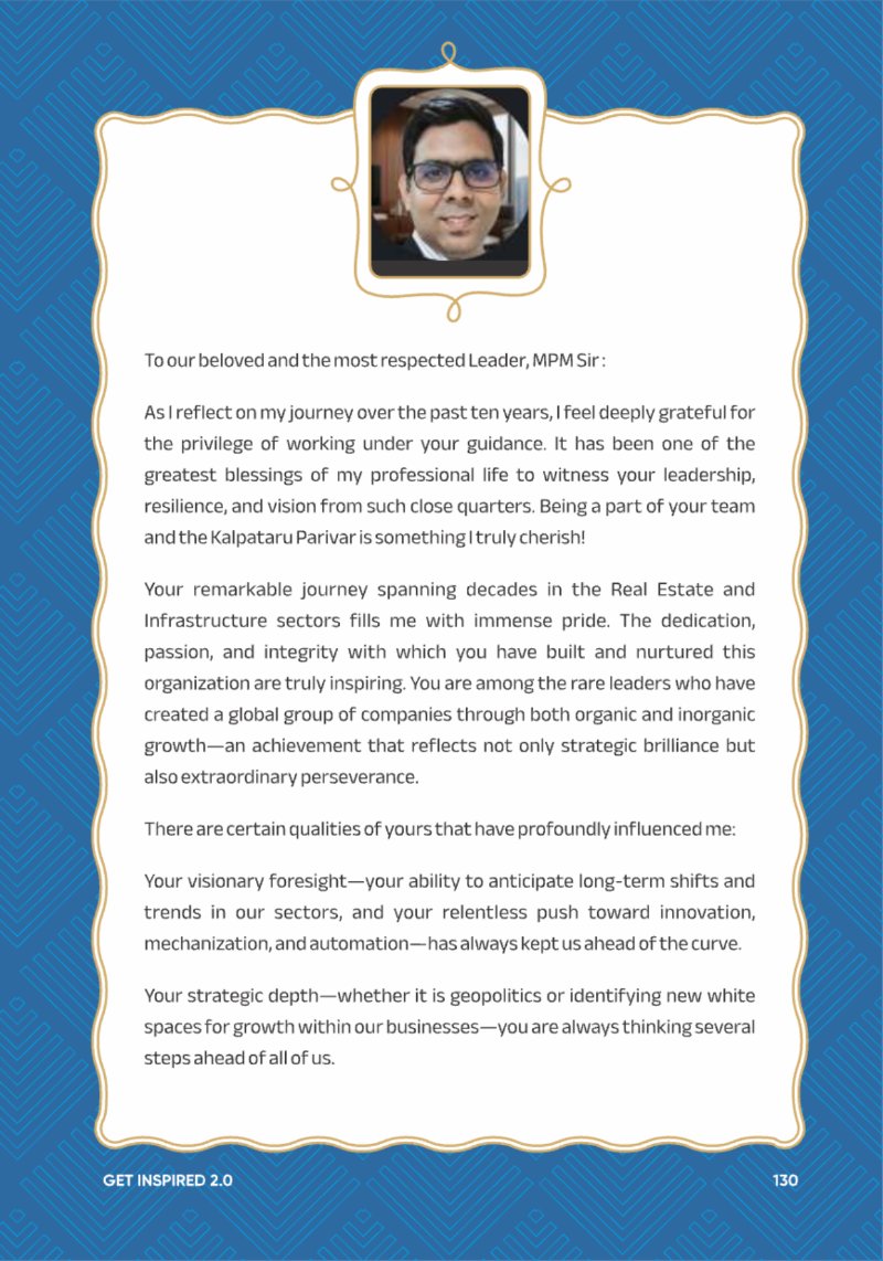 A Legacy still Unfolding - Mofatraj P Munot — page 132
