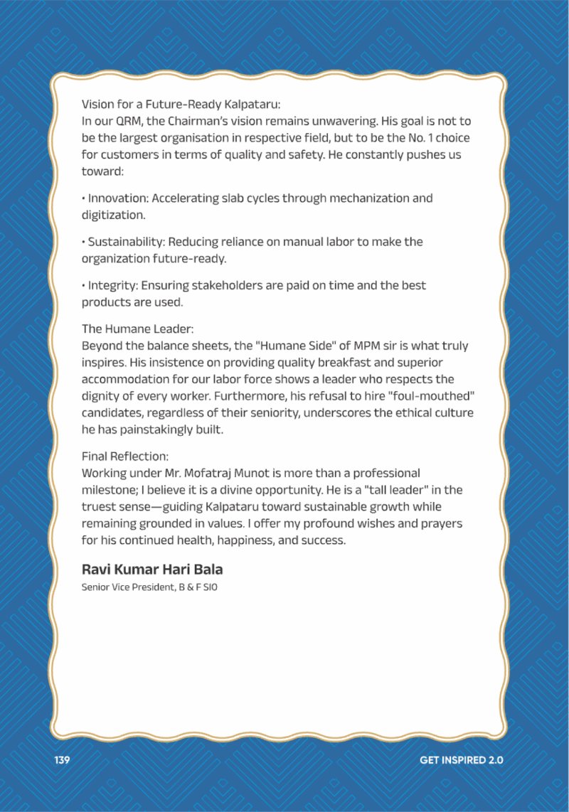 A Legacy still Unfolding - Mofatraj P Munot — page 141