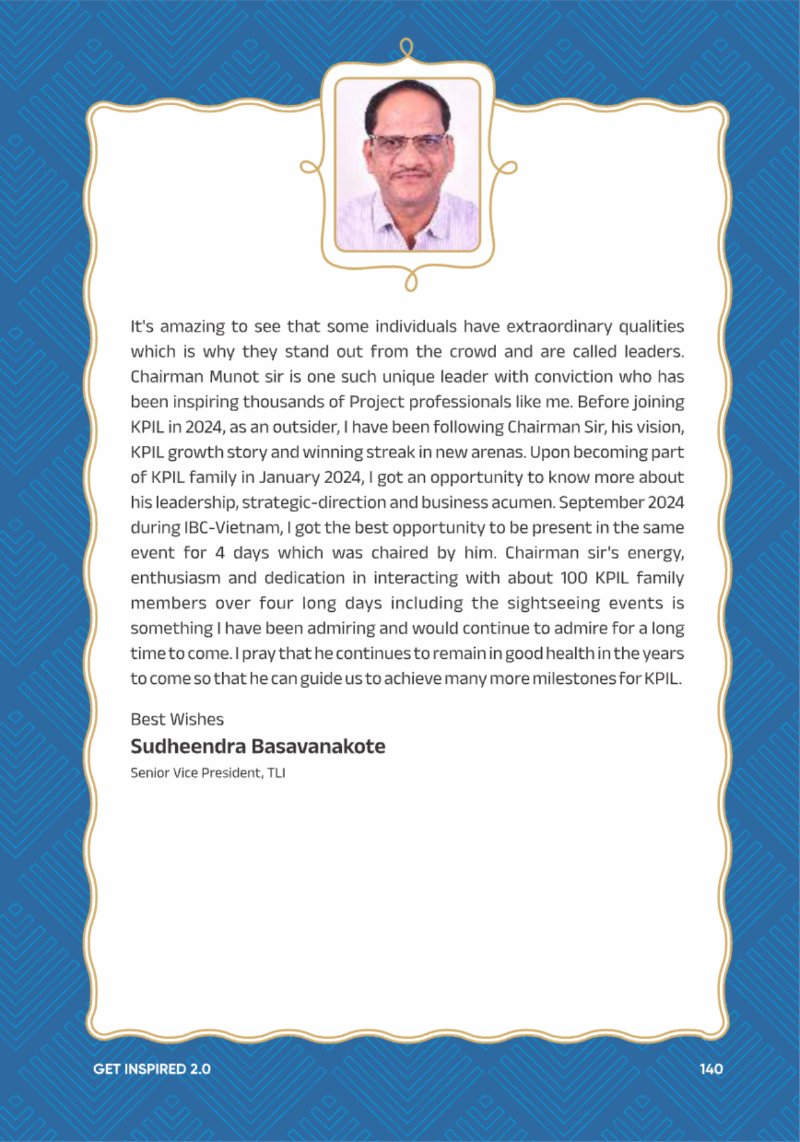 A Legacy still Unfolding - Mofatraj P Munot — page 142