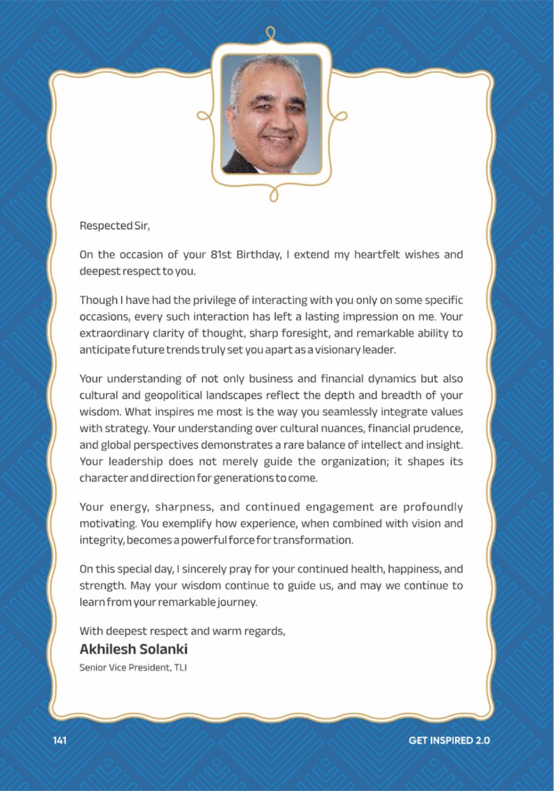 A Legacy still Unfolding - Mofatraj P Munot — page 143