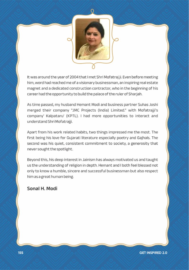 A Legacy still Unfolding - Mofatraj P Munot — page 157