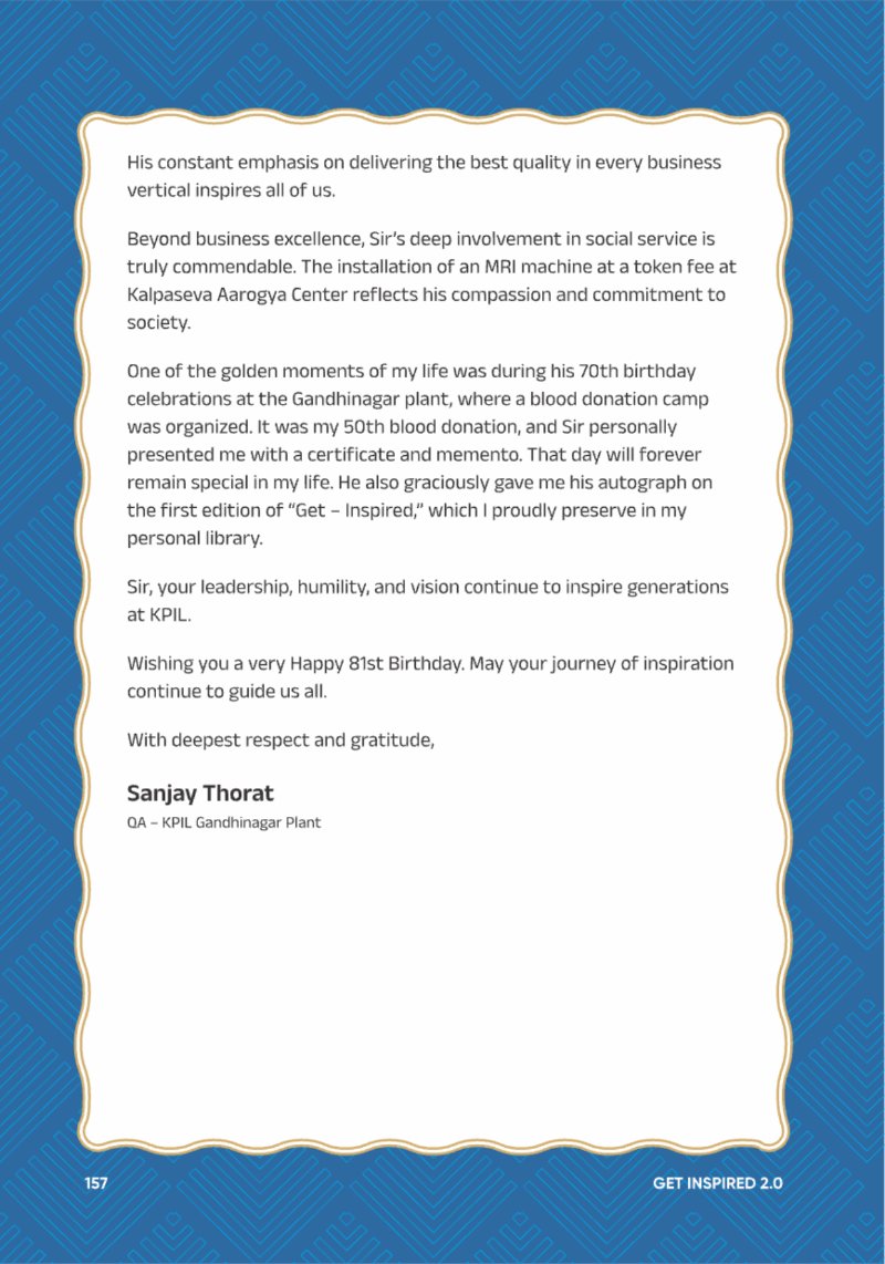 A Legacy still Unfolding - Mofatraj P Munot — page 159