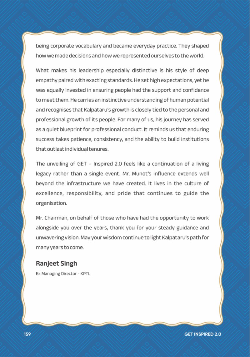 A Legacy still Unfolding - Mofatraj P Munot — page 161