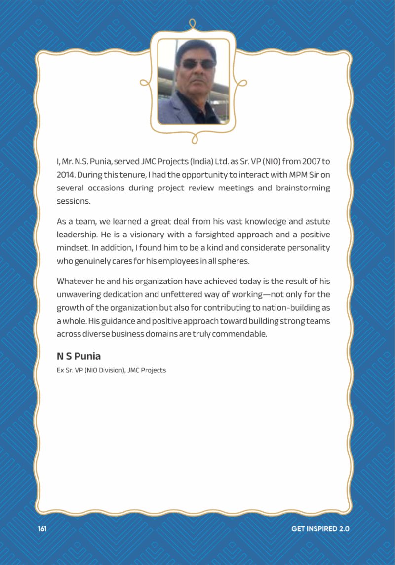 A Legacy still Unfolding - Mofatraj P Munot — page 163