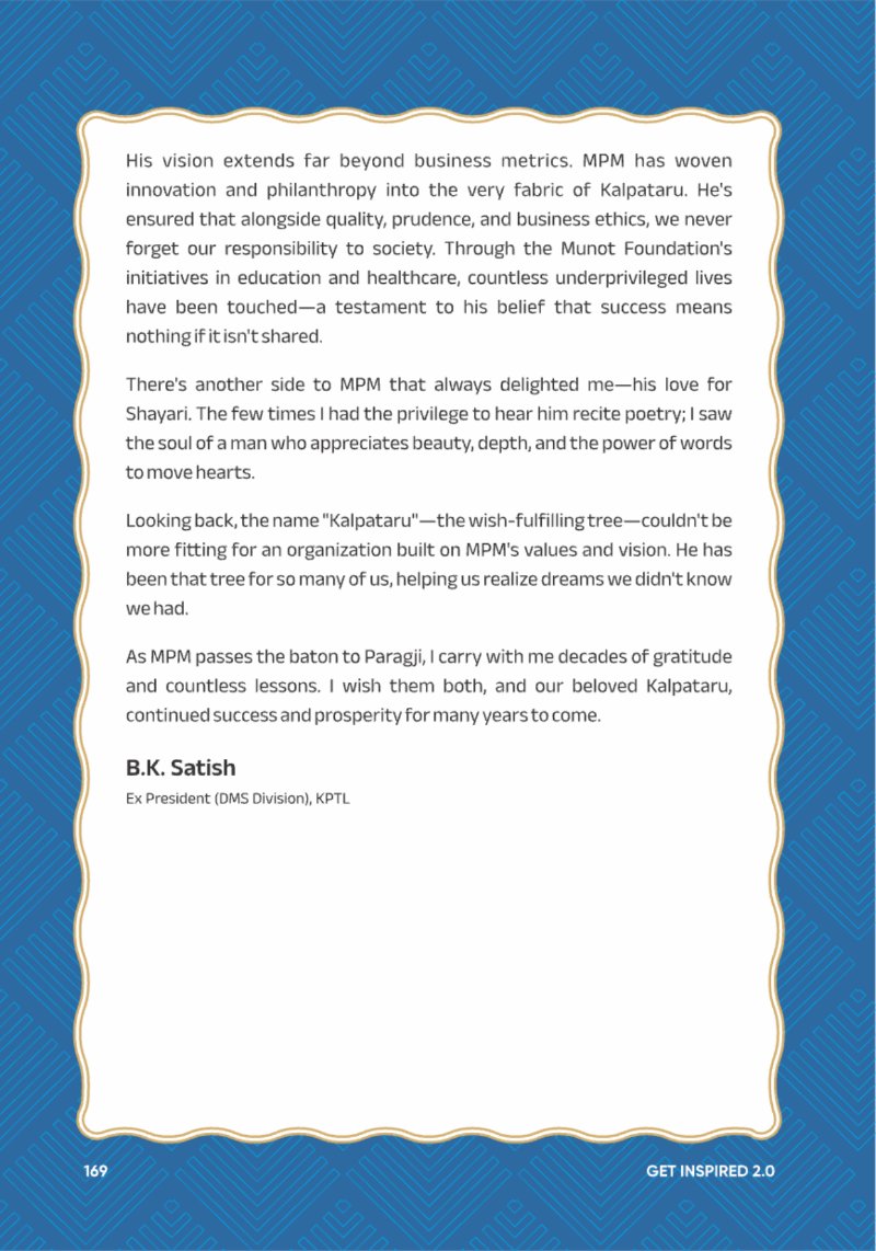 A Legacy still Unfolding - Mofatraj P Munot — page 171