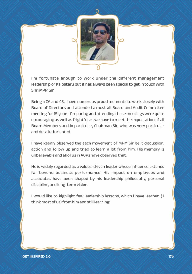 A Legacy still Unfolding - Mofatraj P Munot — page 178