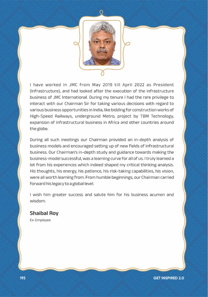 A Legacy still Unfolding - Mofatraj P Munot — page 195