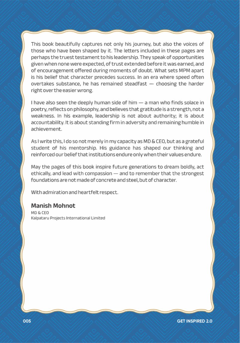 A Legacy still Unfolding - Mofatraj P Munot — page 7