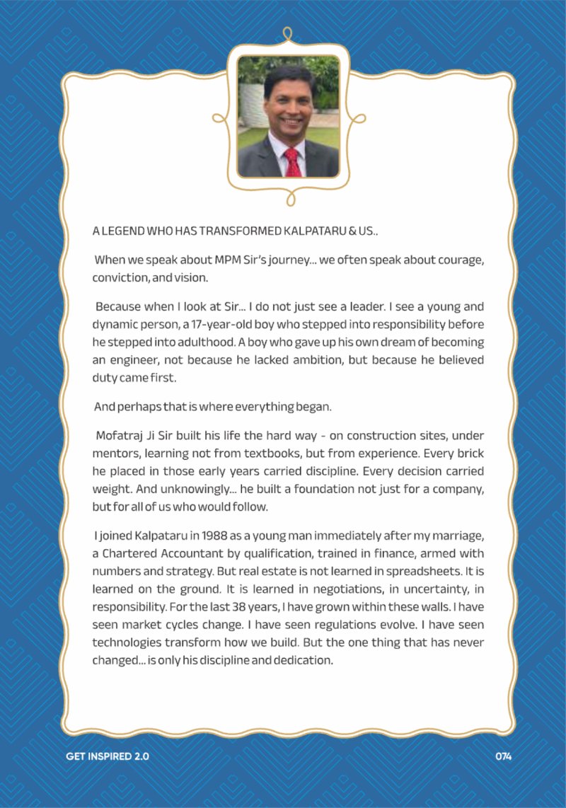 A Legacy still Unfolding - Mofatraj P Munot — page 76