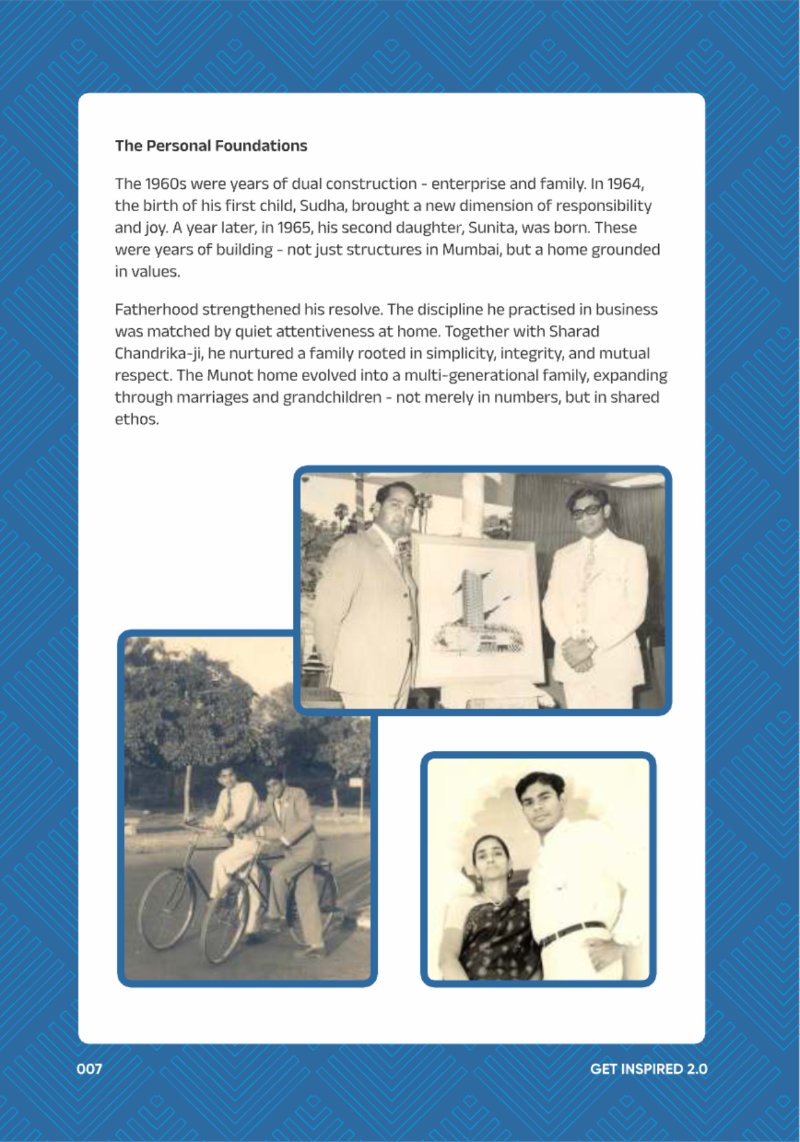 A Legacy still Unfolding - Mofatraj P Munot — page 9