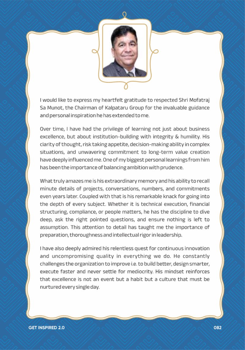 A Legacy still Unfolding - Mofatraj P Munot — page 84