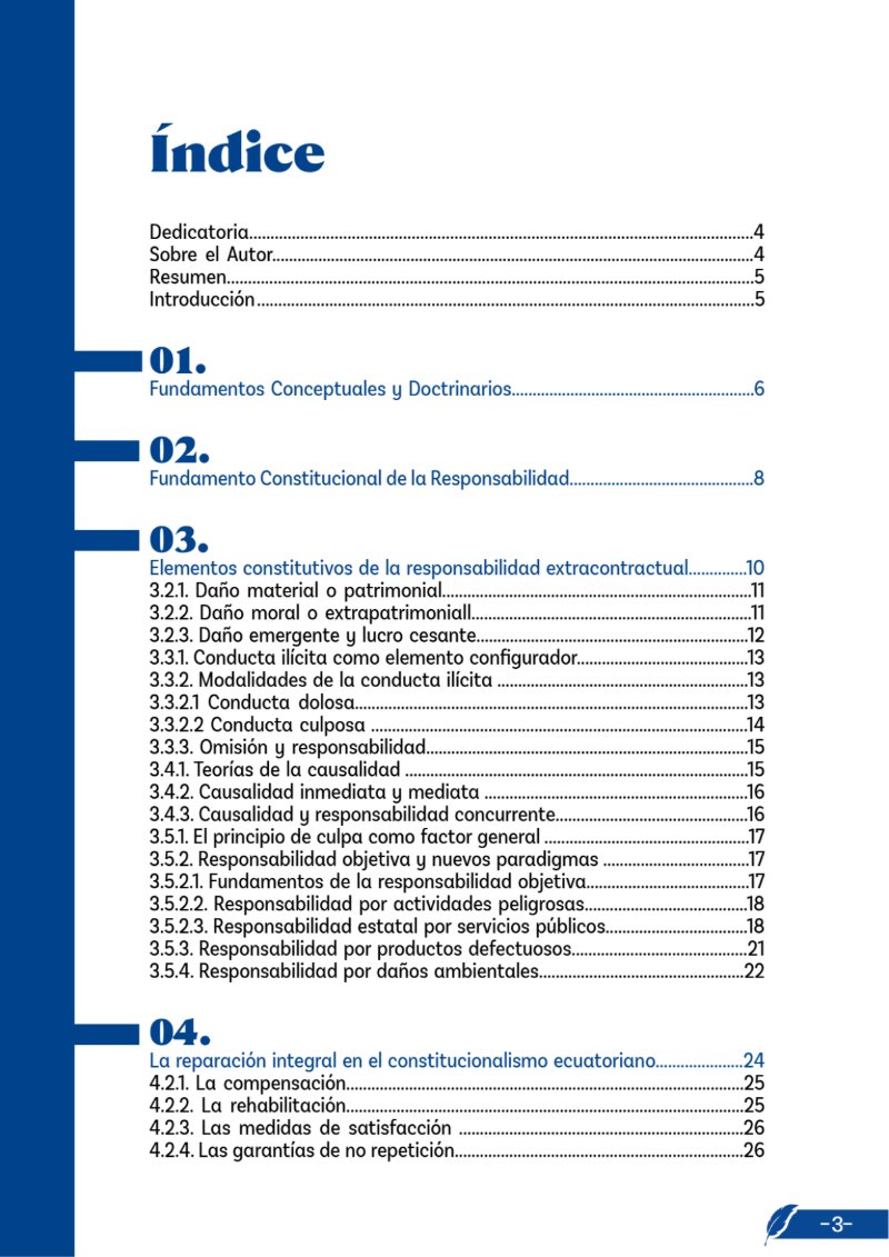 Revista de Derecho de Daños en el Ecuador — page 3