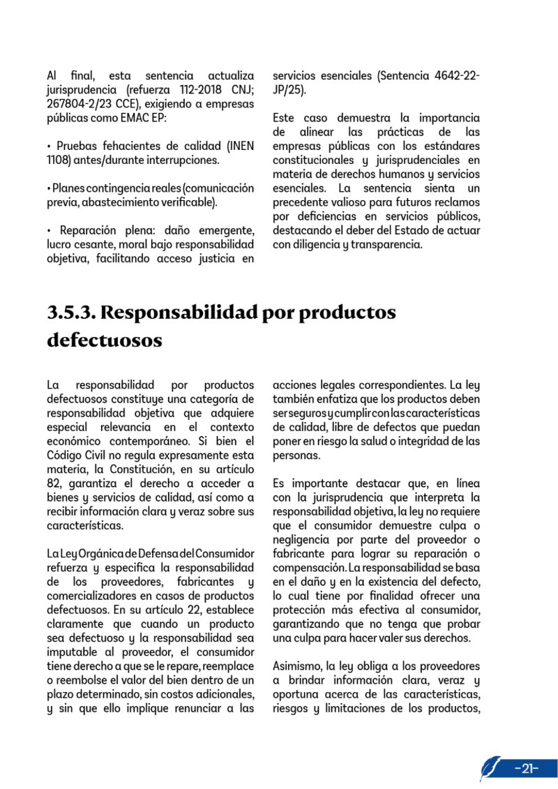Revista de Derecho de Daños en el Ecuador — page 21