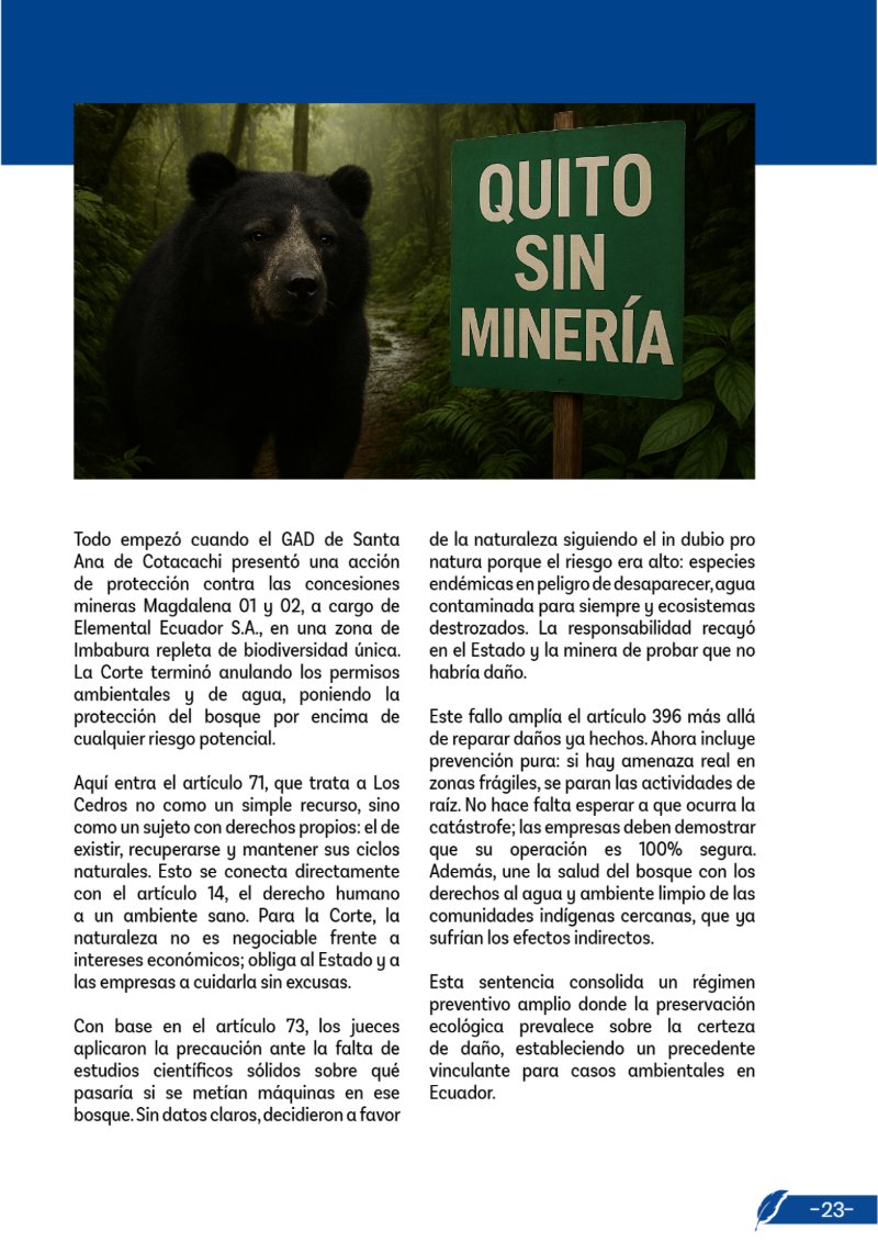Revista de Derecho de Daños en el Ecuador — page 23