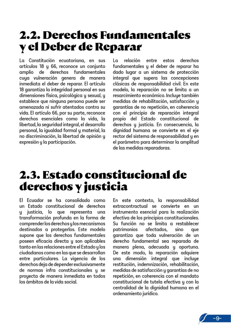 Revista de Derecho de Daños en el Ecuador — page 9
