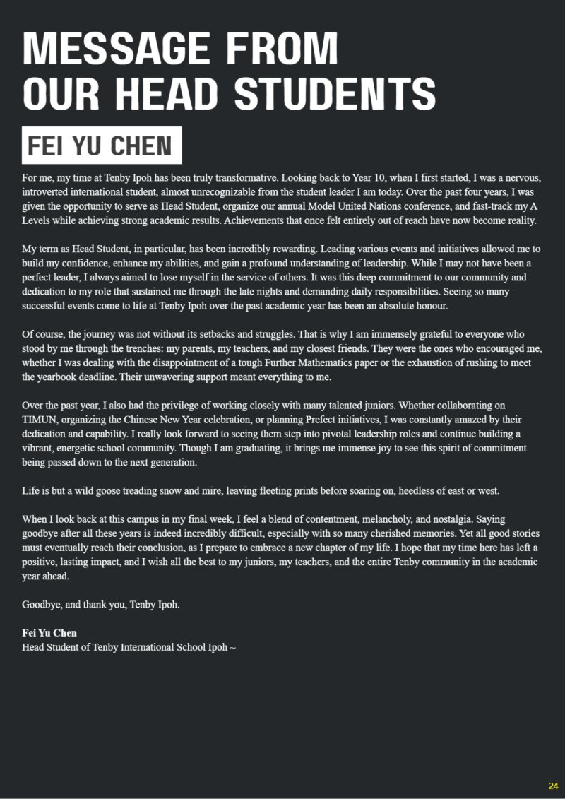 Tenby Insight Issue #1 - The First Page — page 26