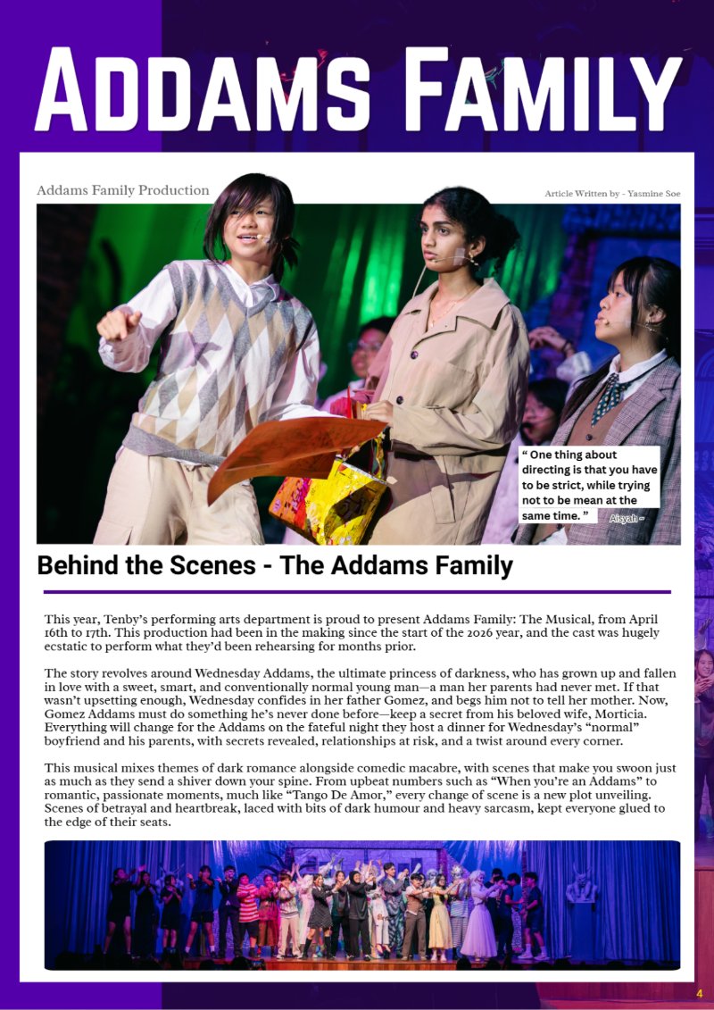 Tenby Insight Issue #1 - The First Page — page 6