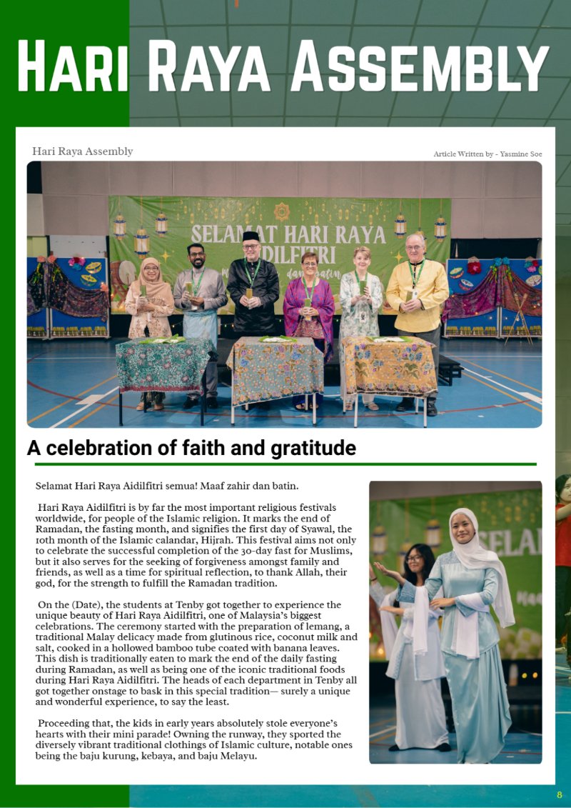 Tenby Insight Issue #1 - The First Page — page 10
