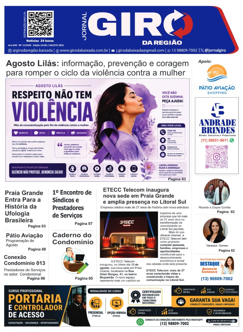 JORNAL DE JULHO - AGOSTO 26 — page 1