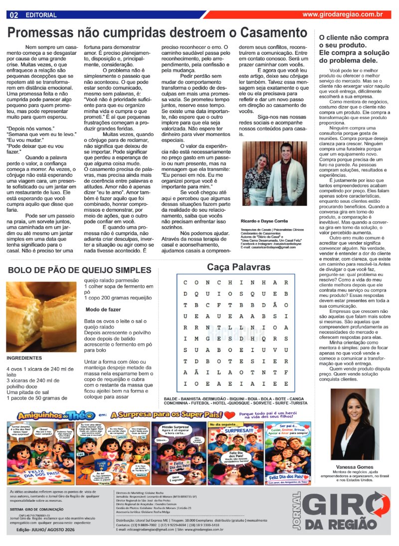 JORNAL DE JULHO - AGOSTO 26 — page 2