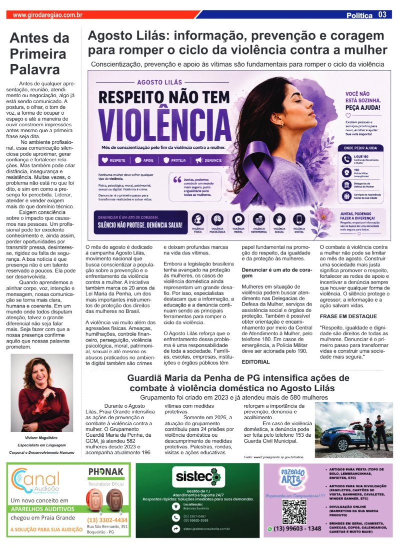 JORNAL DE JULHO - AGOSTO 26 — page 3