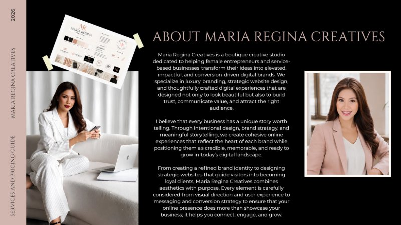 Services and Pricing Guide - Maria Regina Creatives — page 3