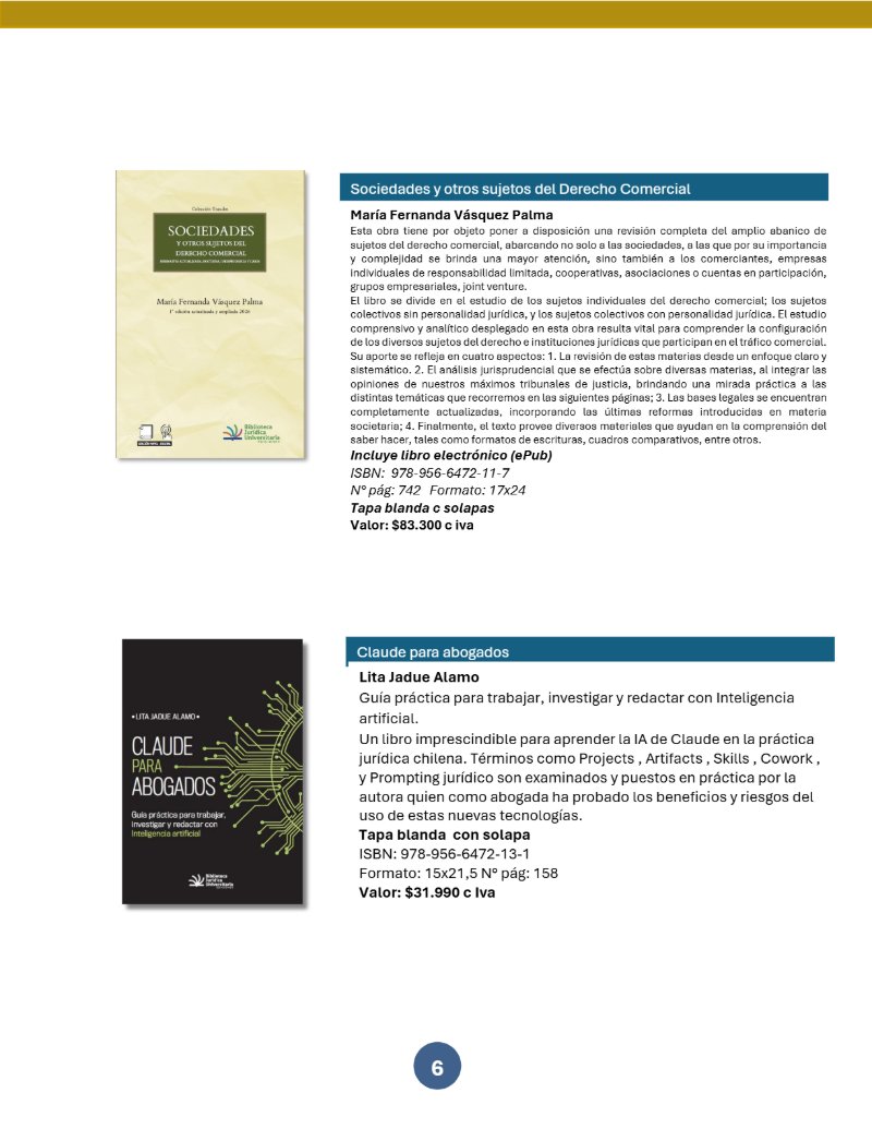 Catálogo Derecho BJU Ediciones septiembre 2026 — page 7