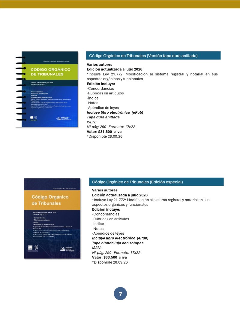 Catálogo Derecho BJU Ediciones septiembre 2026 — page 8