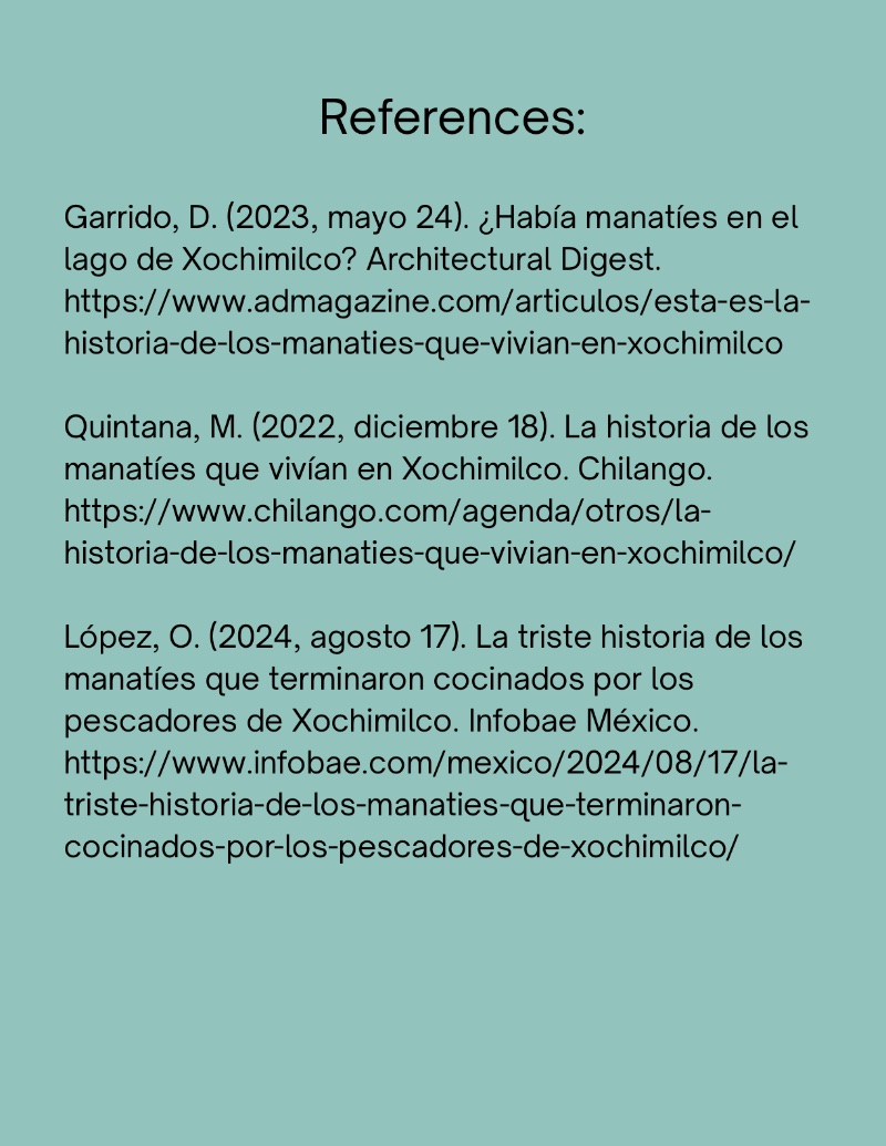 Manatees in Xochimilco — page 7