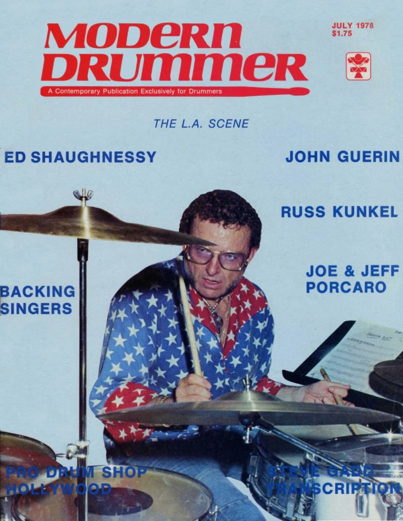 July 1978 - Modern Drummer - Ed Shaughnessy — page 1