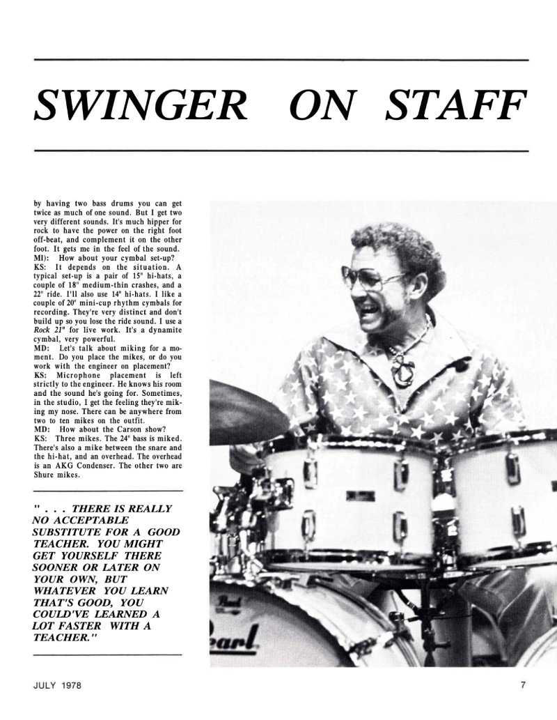 Modern Drummer - Ed Shaughnessy — page 5