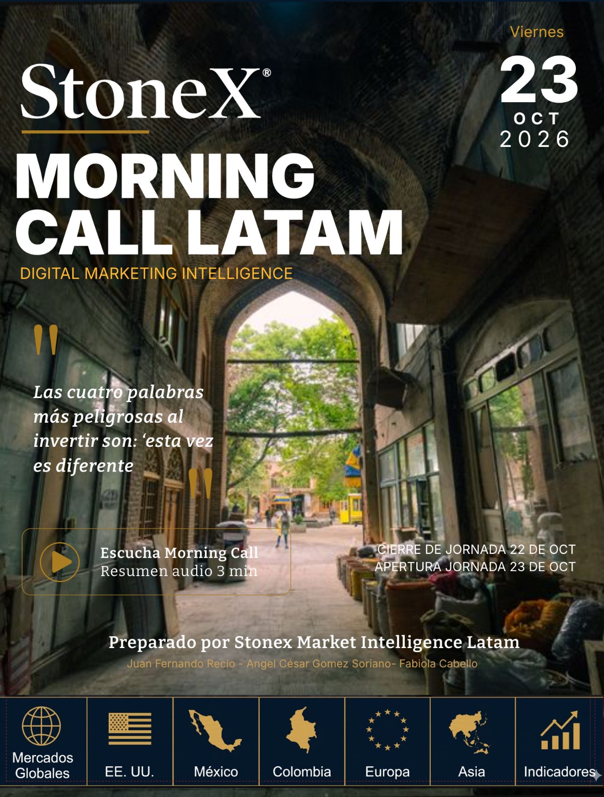 October 23, 2026, spanish version