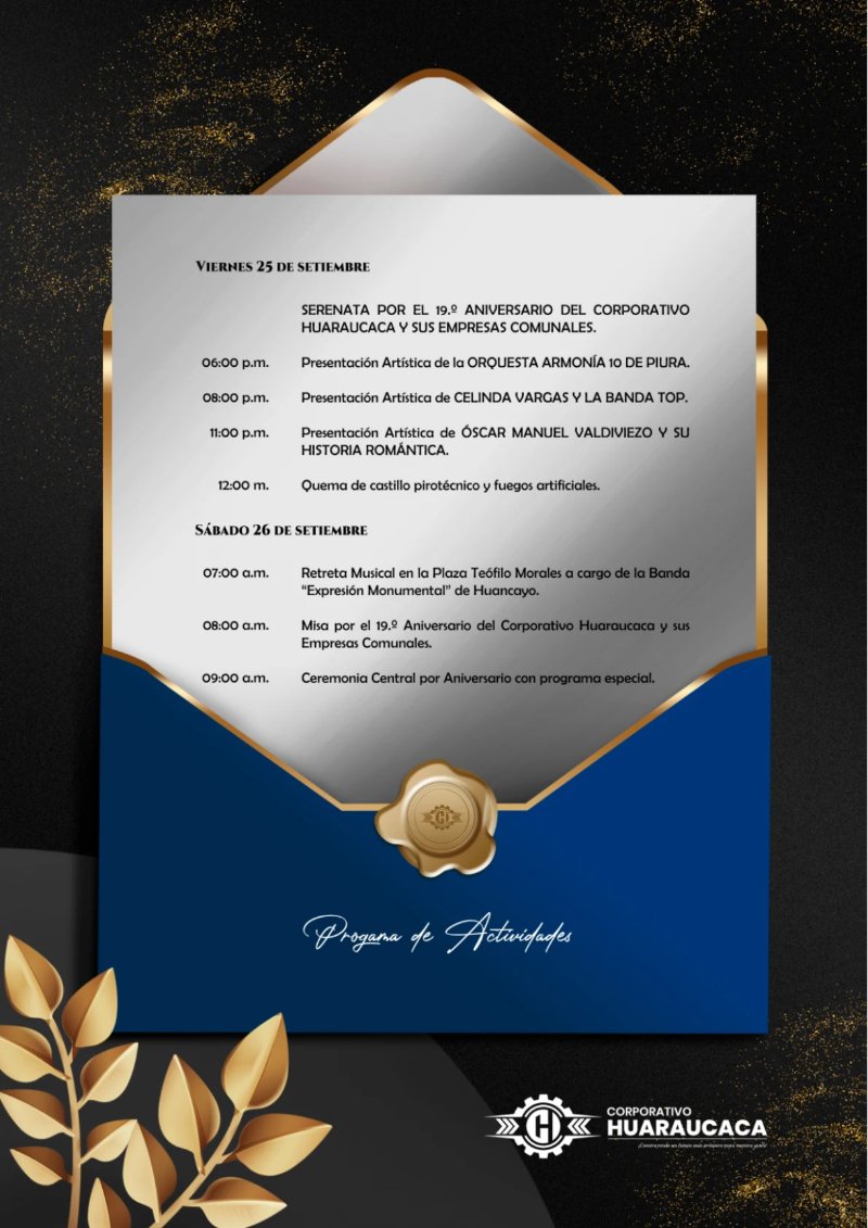 PROGRAMA ANIVERSARIO CORPORATIVO 2026. — page 13