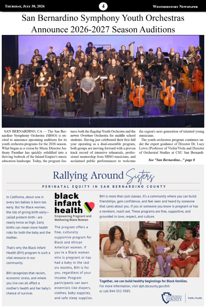 Thursday, July 30 | Volume 40 No. 20 — page 4