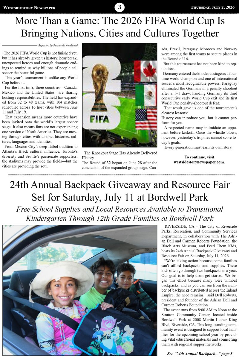 Thursday, July 2 | Volume 40 No.16 — page 3
