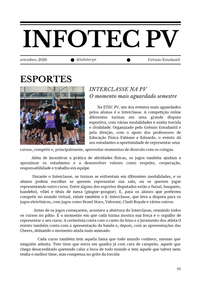 Infotec, setembro 2026 — page 1