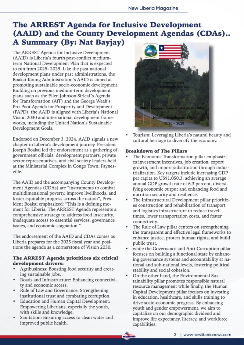 2 Magazine NEW LIBERIA — page 2