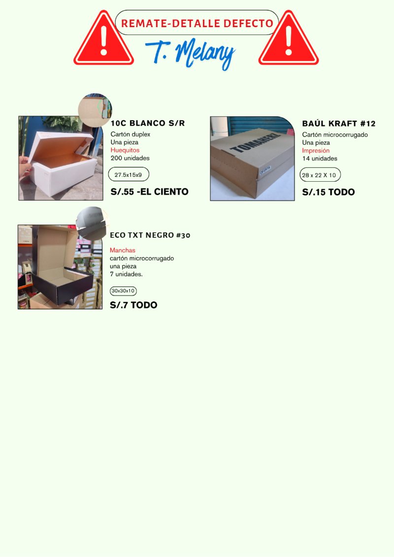 SALDOS Y REMATES CAJAS — page 2