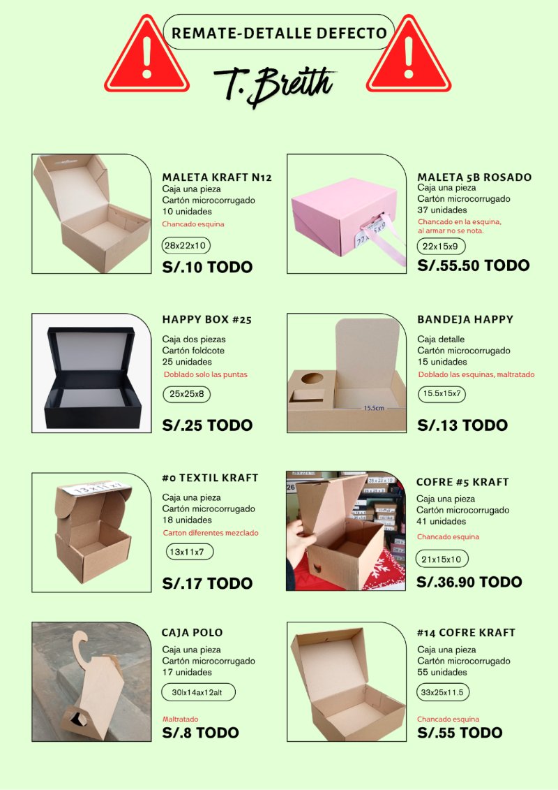 SALDOS Y REMATES CAJAS — page 17