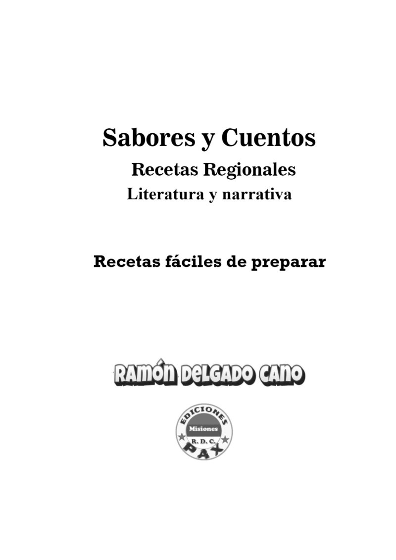 RECETAS Y CUENTOS 1 — page 1