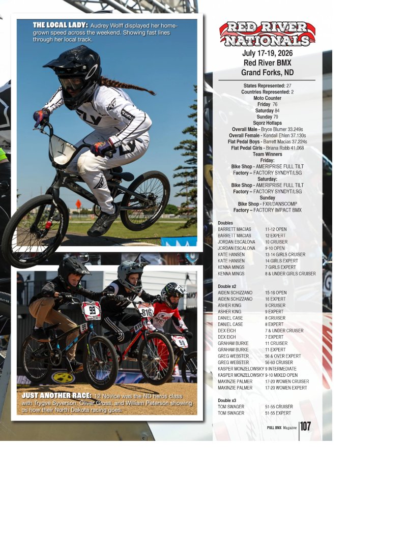 Pull BMX magazine PROMO — page 107