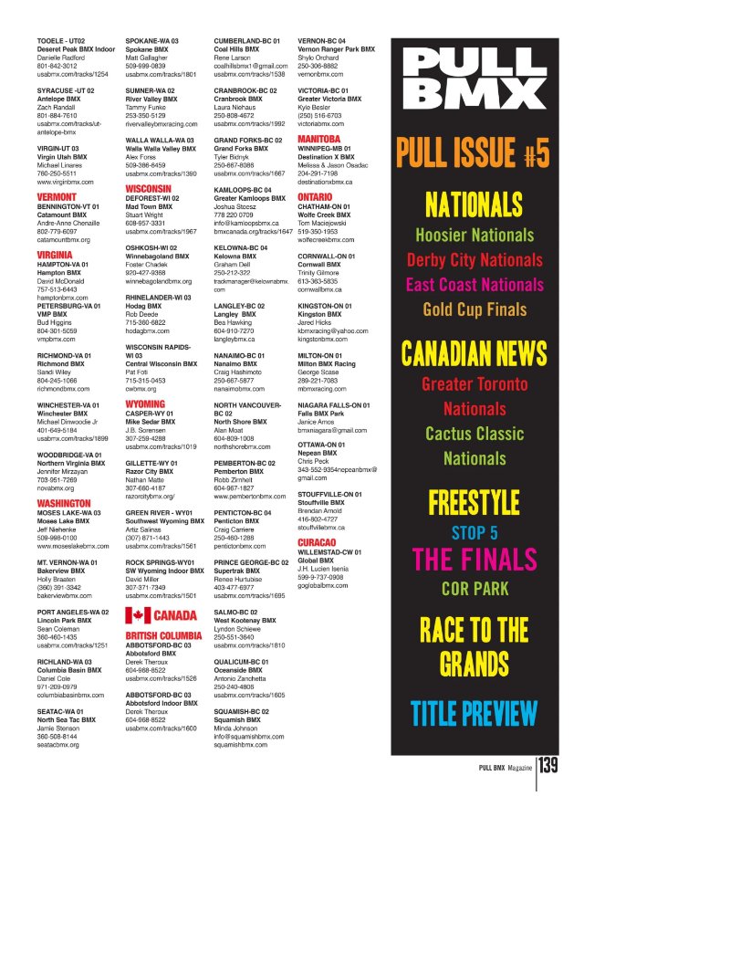 Pull BMX magazine PROMO — page 139
