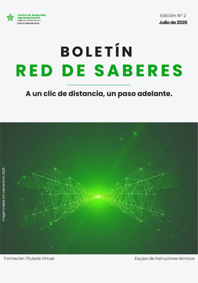 1. Boletín Red de Saberes, Julio 2026 — page 1