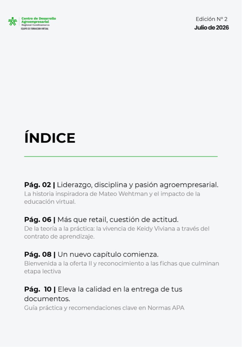 1. Boletín Red de Saberes, Julio 2026 — page 3