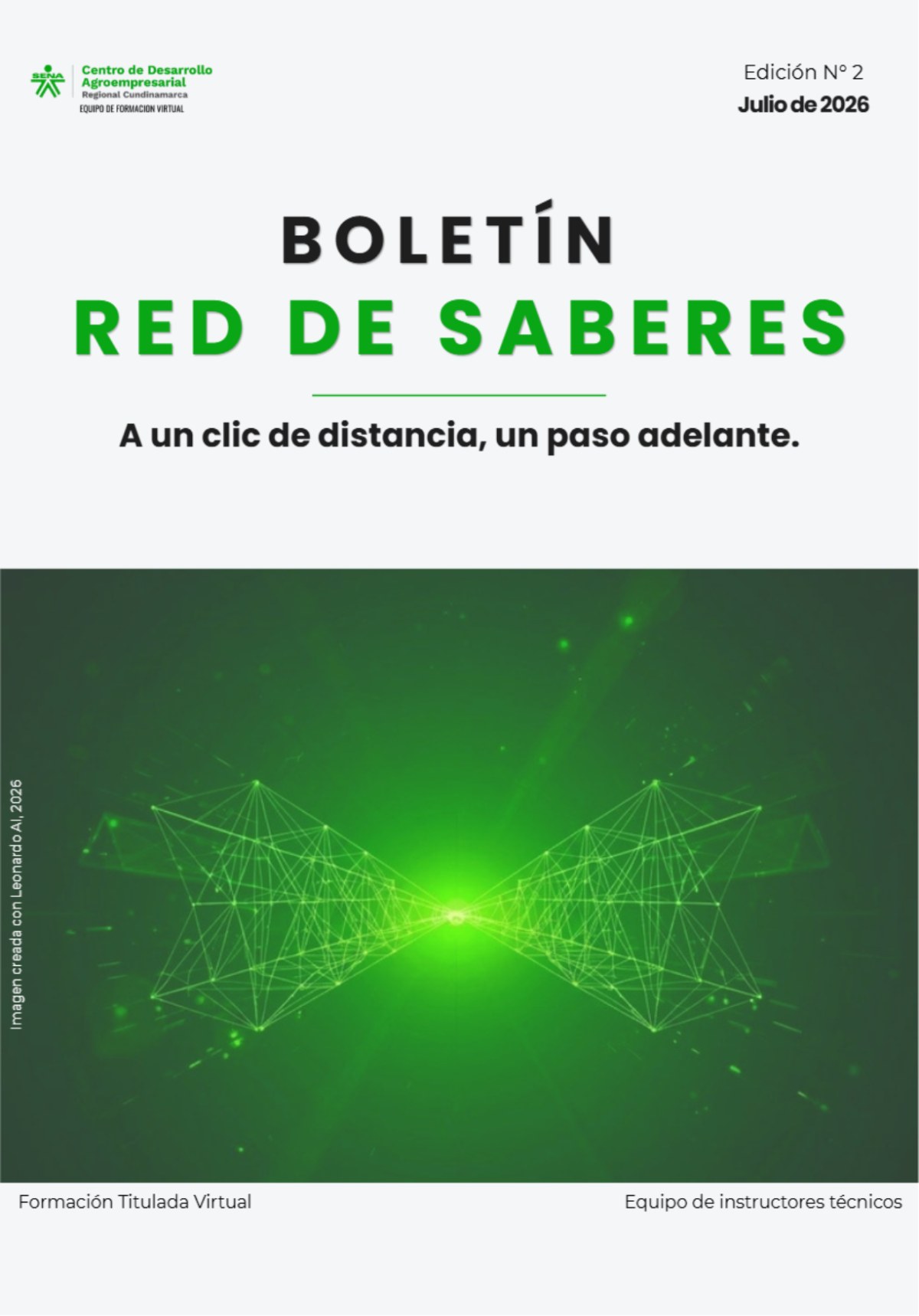 1. Boletín Red de Saberes, Julio 2026