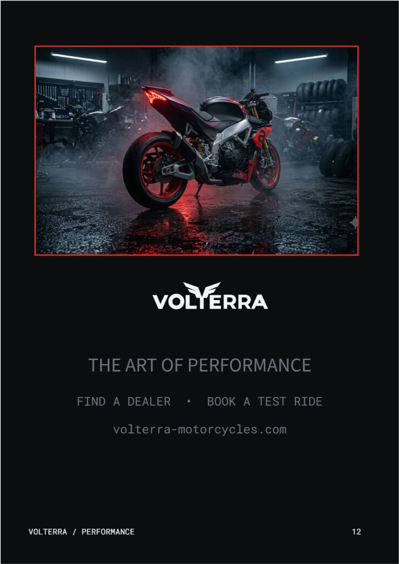 Volterra Motorcycle Catalog — page 12