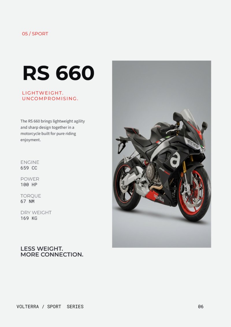Volterra Motorcycle Catalog — page 6