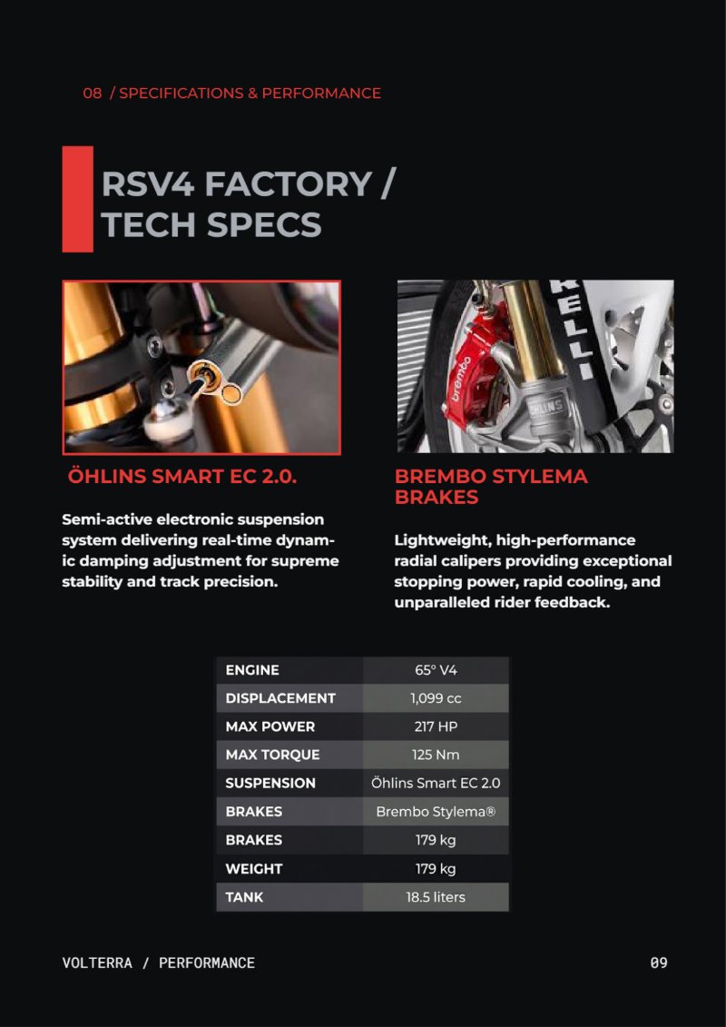 Volterra Motorcycle Catalog — page 9